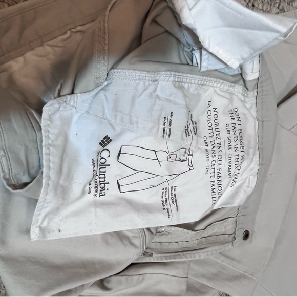 Columbia Men’s 32x30 Granite Cloth Utility Hiking Pants Khaki Tan Cargo - Picture 10 of 16